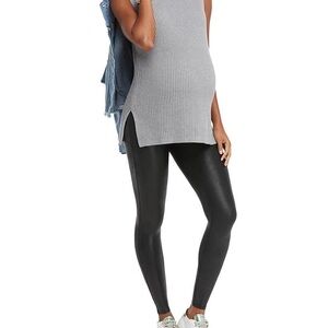 Spanx Black Maternity Leggings - Petite